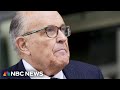 Rudy Giuliani and 10 other Trump allies arraigned in Arizona fake electors case