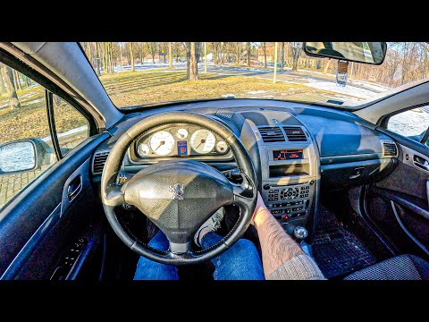 2004 Peugeot 407 (2.0 HDi 136 hp) | POV Test Drive #2365 Joe Black