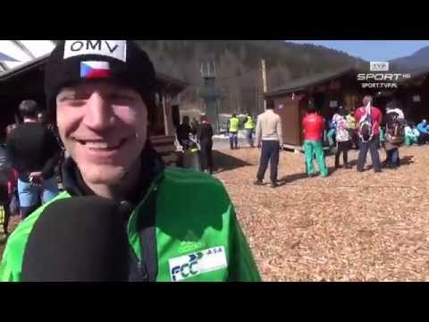 Piotr Żyła reporterem. Koudelka rozbawiony