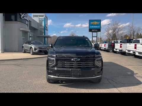 2026 Chevrolet Suburban 4WD 4dr High Country in Black for sale at Royal Chevrolet in Orangeville, ON