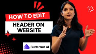 How to edit Header on website