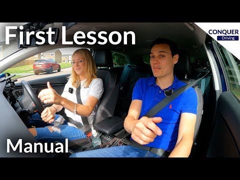 Beginner's First Driving Lesson. Harder or Easier than Expected?