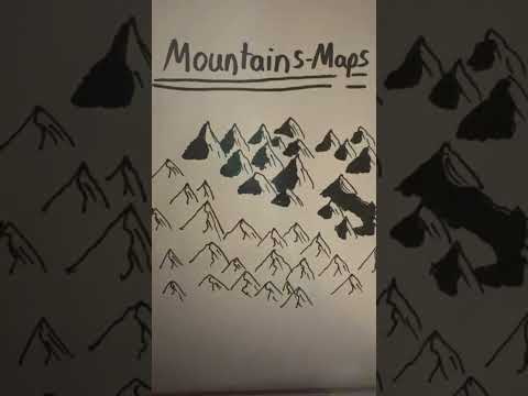 How to Draw Mountains for your Fantasy Maps | Timelapse Sketch #fantasymaps #mountains #art #maps