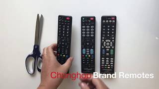 How to "setup" or "reset" your Chunghop Universal "branded" TV remotes