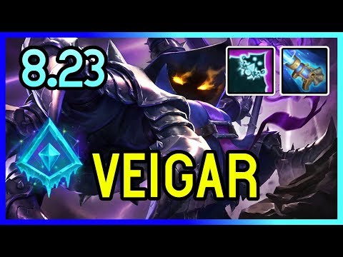 PRESEASON 8.23 GLACIAL AUGMENT VEIGAR SUPPORT - League of Legends