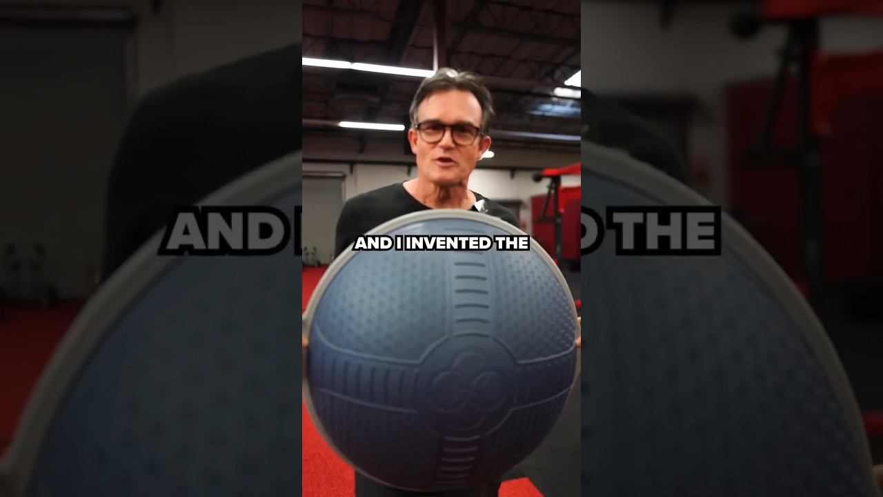 Are you utilizing the BOSU correctly? #bosuball #inventor #bosuworkout #fitness #shorts