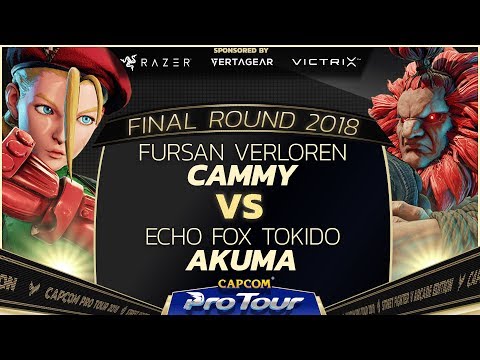 Fursan Verloren (Cammy) vs. Echo Fox Tokido (Akuma) - Losers Finals  - FR 2018 - SFV - CPT 2018