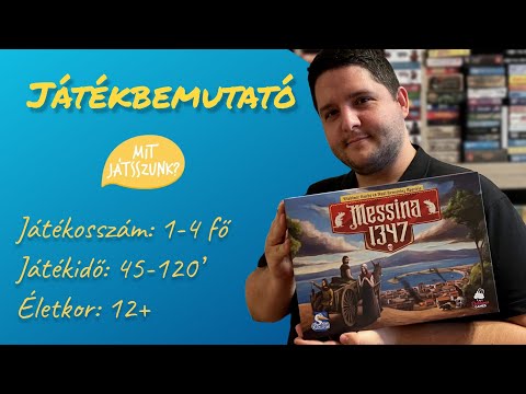 Messina 1347 Társasjáték bemutató - Mit Játsszunk?