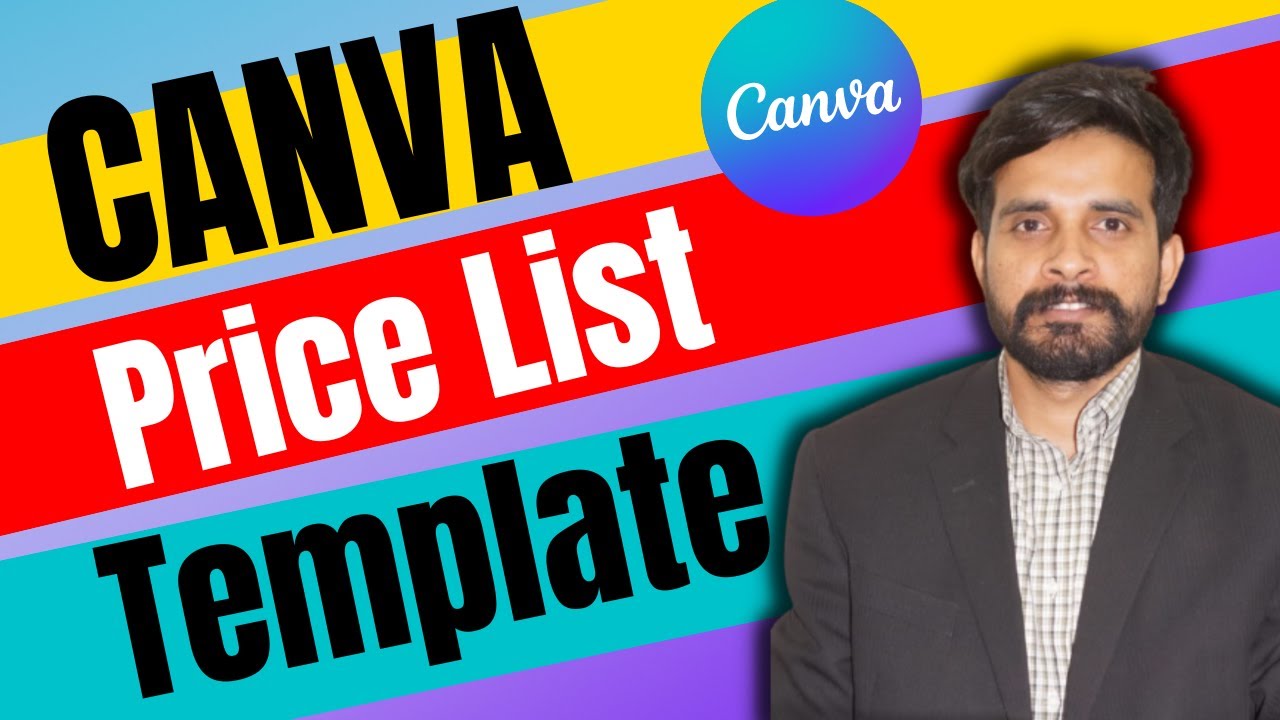 Editable Canva Price List Template | Canva Saloon Price List Template |Canva Template for Etsy