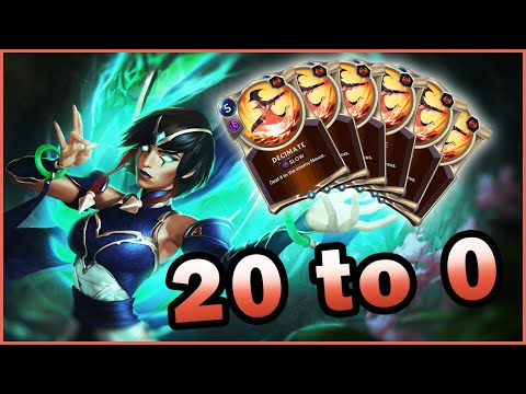 KARMA + DECIMATE = OTK!!! | Dawn and Dusk Karma | Legends of Runeterra