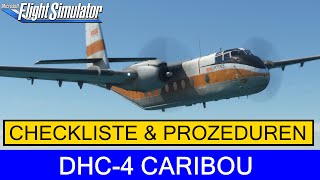 DHC-4 Caribou - Checklist & Procedures video
