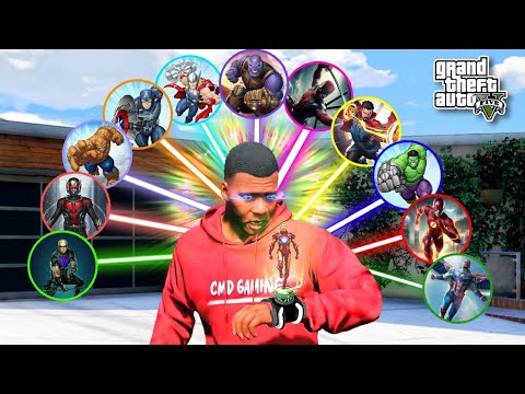 FRANKLIN TRYING AVENGERS NEW WATCH TO BECOME NEW AVENGER IN GTA 5! | GTA 5 TAMIL | CMD Gaming