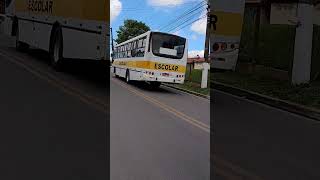 DEsfocar Ônibus Escolar do Rio Abaixo Caio Apache S21 MB OF 1418 #3