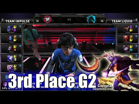 Liquid vs Impulse | Game 2 3rd Place Decider S5 NA LCS Summer 2015 Playoffs | TL vs TIP G2 3rd