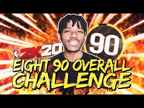 THE 8 90+ OVERALL REBUILDING CHALLENGE IN NBA 2K20
