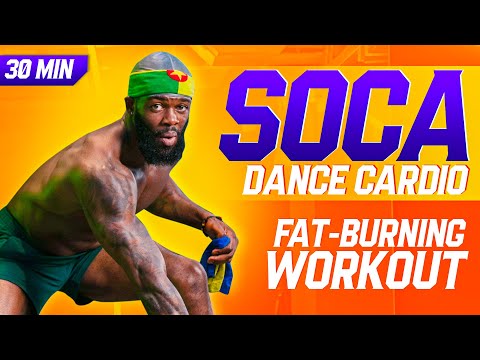 Soca Dance Cardio Fat Burning Workout | Easy to Follow | 30 Minutes | Fun & High Energy