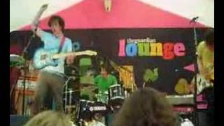 the wombats backfire at the disco glastonbury 2007
