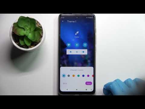 How to Change Device Theme on MOTOROLA MOTO G60S - Apply New Theme