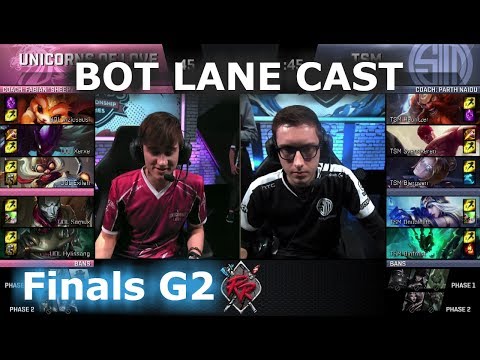 [BOTLANE CAST] TSM vs Unicorns of Love Game 2 | Finals NA vs EU Rift Rivals 2017 LoL | TSM vs UOL G2