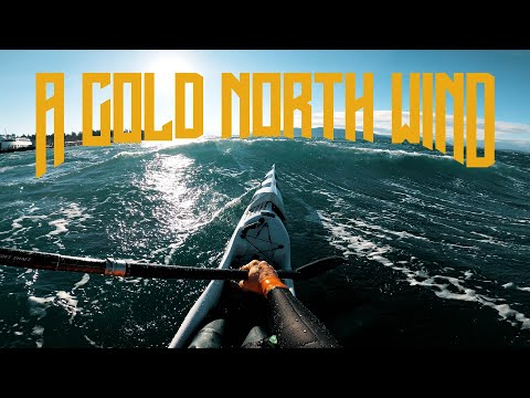 Paddling a surfski below freezing!