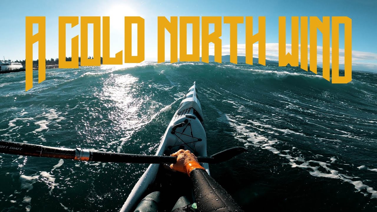 Paddling a surfski below freezing!