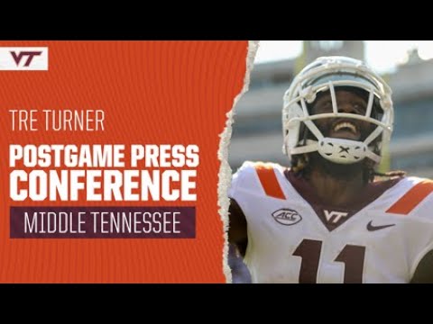 FB: Middle Tennessee  Postgame Press Conference (Tre Turner)