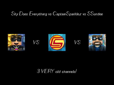 Sky Does Everything vs CaptainSparklez vs SSundee (2012-2019)