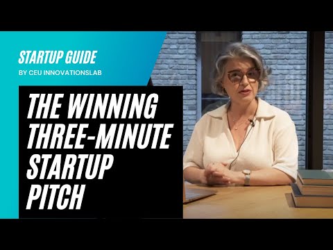 Startup Guide: A Winning 3-Minute Startup Pitch