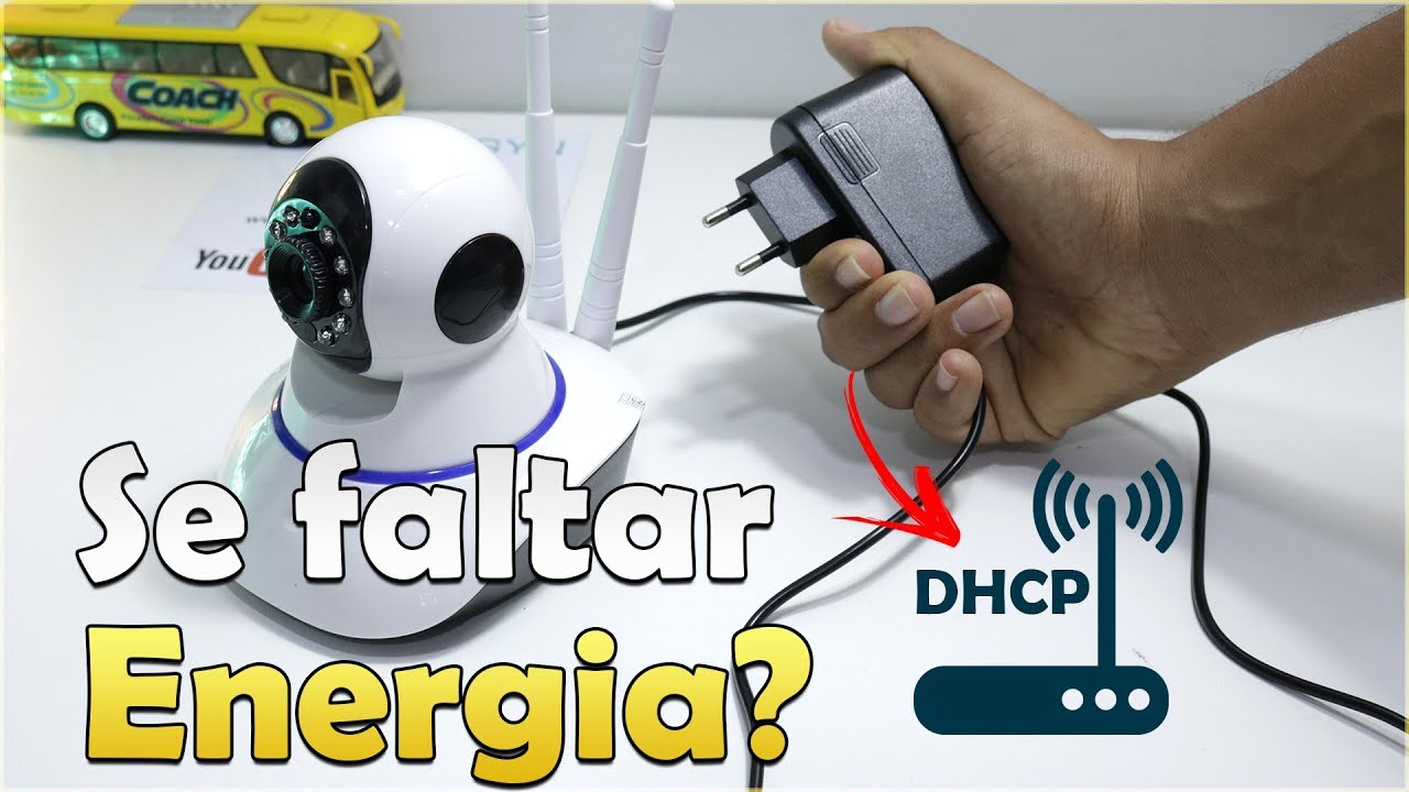 SE ACABAR A ENERGIA, O QUE ACONTECE CÂMERA IP WIFI!