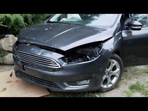 2015 Ford Focus Titanium front end disassembly rebuild project