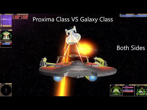 Proxima Class VS USS Enterprise D | Star Trek Ship Battle | Bridge Commander |