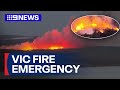 Out Of Control Bushfires Burning Across The State 9 News Australia