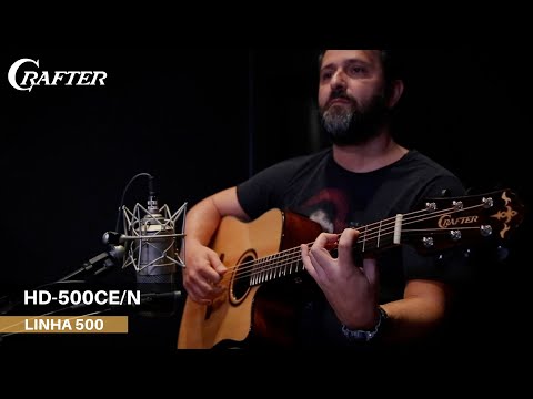 Обзор электроакустической гитары Crafter HD-500CE