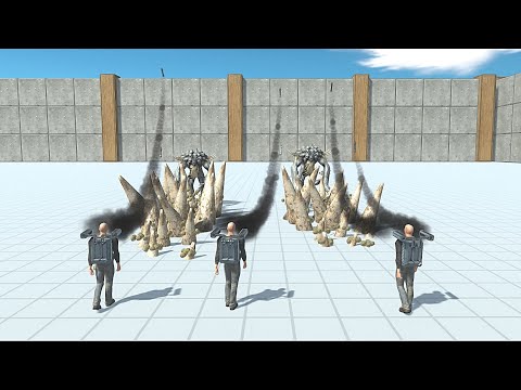 2 SCOURGE VS 3X MINIBOSS - Animal Revolt Battle Simulator
