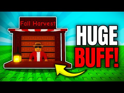 THE FALL UPDATE 2 Just Got a HUGE BUFF! (Grow a Garden)