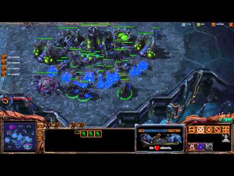 ROOTDestiny (Z) vs. coLRyze (Z) [Game 3] (Part 1/2) - Starcraft 2 Ladder