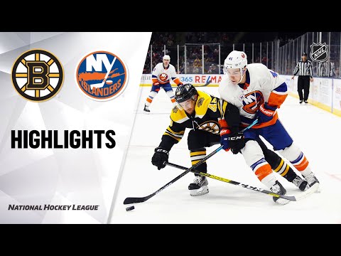 NHL Highlights | Bruins @ Islanders 2/29/20