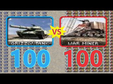 Grizzly vs War Miner - Red Alert 2
