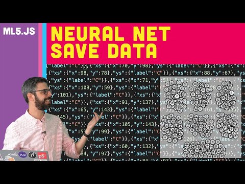 ml5.js：保存神經網絡訓練數據 (ml5.js: Save Neural Network Training Data)