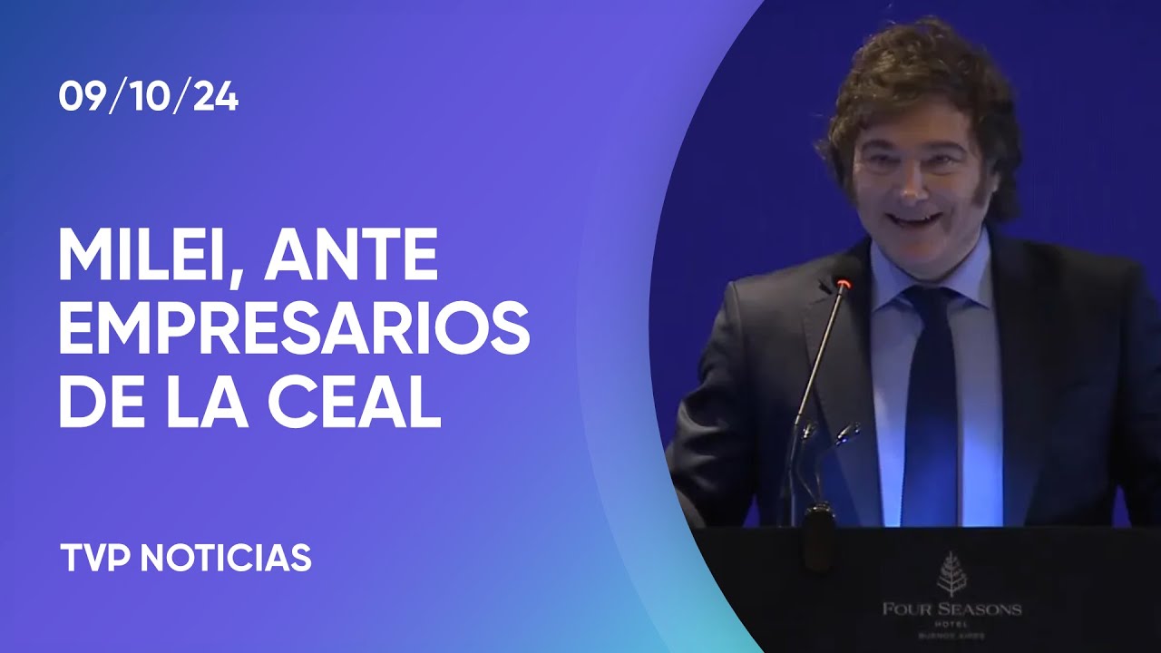 Javier Milei expuso ante empresarios en la XXXV Asamblea Plenaria CEAL