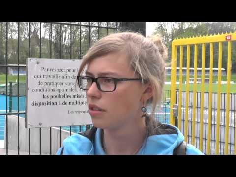 Anouk Bonnarens na de wedstrijd Woluwe-Sinaai op 12.04.2014