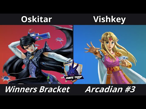 Arcadian #3 Winners Quarters - Oskitar (Bayonetta) Vs. Vishkey (Zelda) - SSBU Tournament