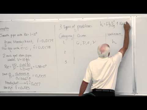 Fluid Mechanics: Minor Losses in Pipe Flow (18 of 34)