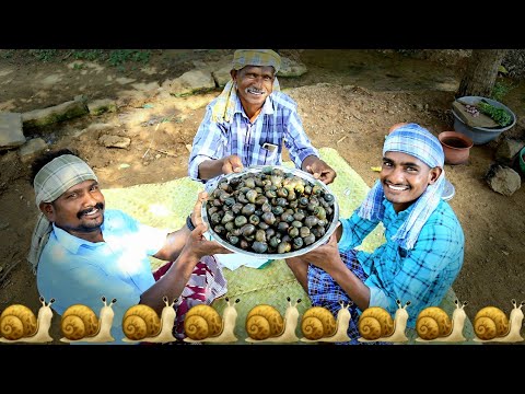 How to snail cooking||Healthy Snail Recipe||Nathai gravy||snail cooking and eating