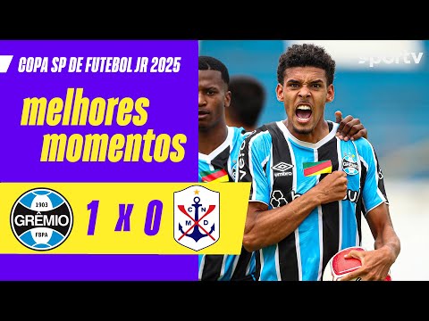 Gols e lances de Grêmio x Marcílio Dias