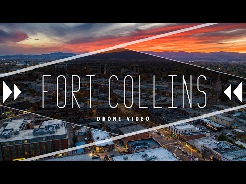 Fort Collins, Colorado | Drone Video at Sunset