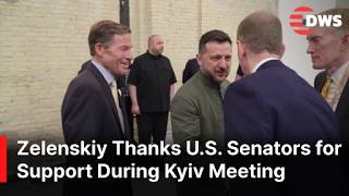 BREAKING: Zelenskiy Meets U.S. Senators in Kyiv as Ukraine Seeks Tougher Russia Sanctions | AC1E