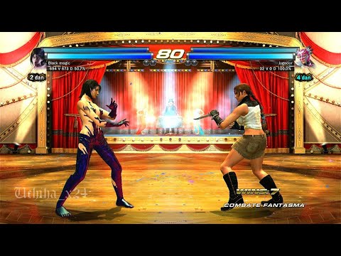 34 Julia ( Jaycee) y Michelle VS Unknown y Angel - Tekken Tag 2 ( Uchiha x24 ) Gameplay PS3