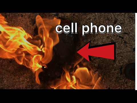 What happens when your phone catches fire