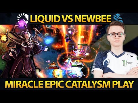 LIQUID vs NEWBEE - Miracle CATACLYSM Invoker - Group Final ESL Genting Dota 2